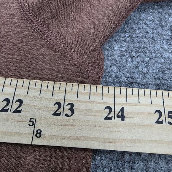 Vuori Pullover Men XL Brown Ease Performance 1/2 Half Zip 2.0 Long Sleeve Active - Picture 6 of 14